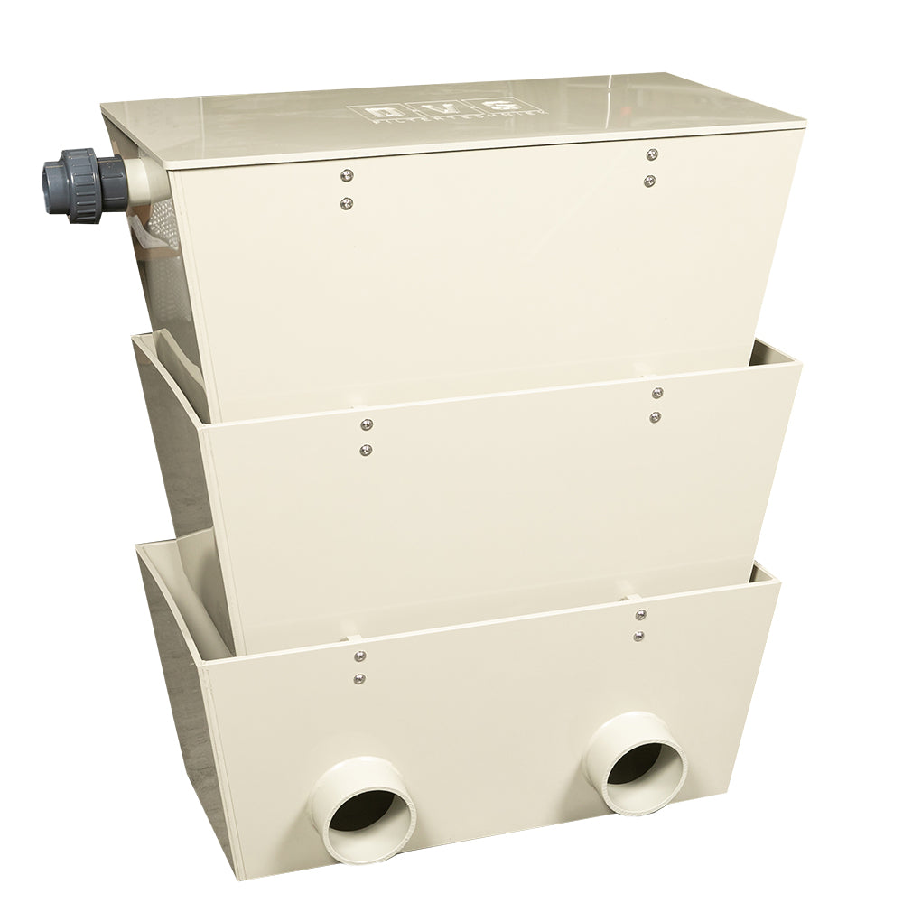DVS Rieselfilter mit Rohrauslas