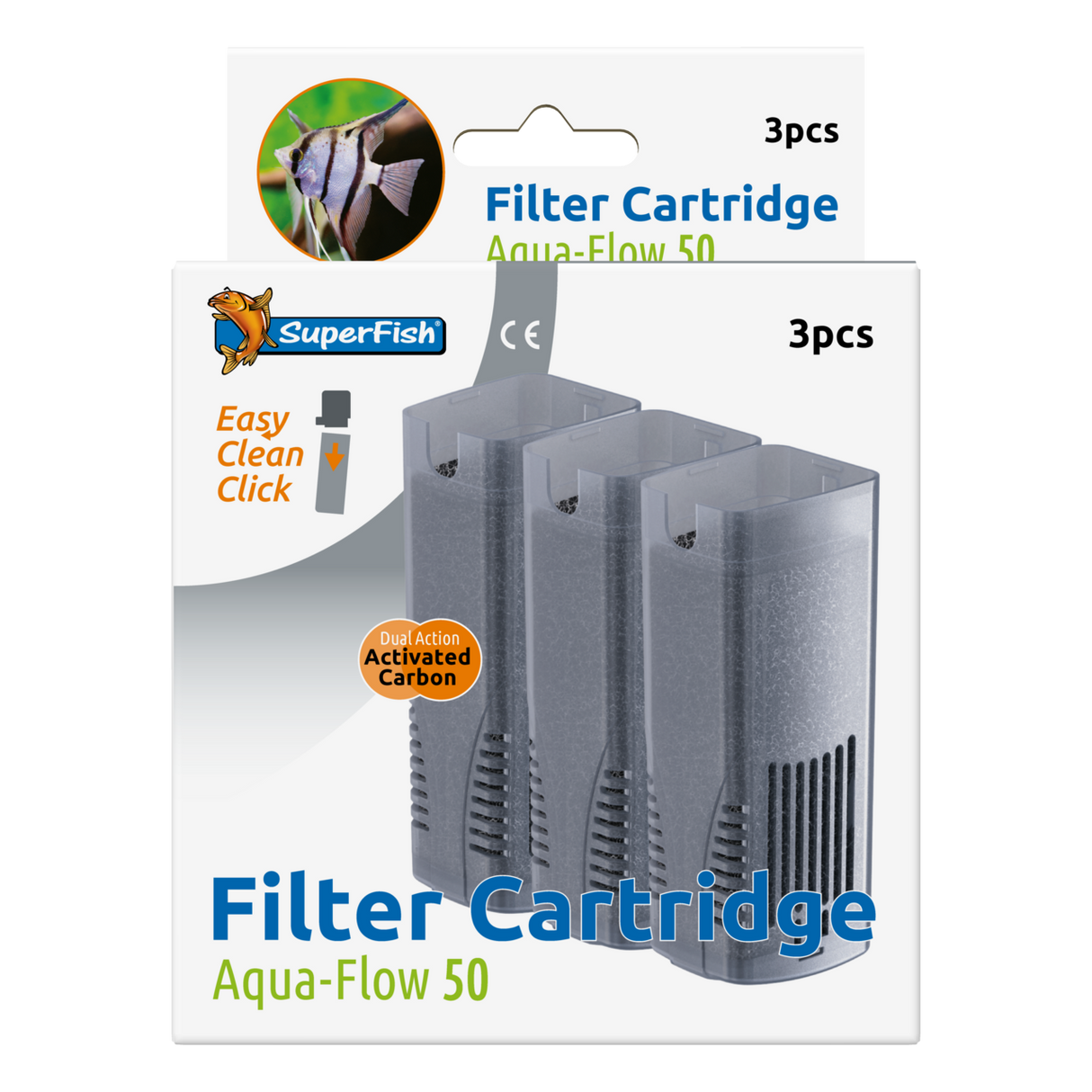 SF Aqua-Flow Easy Click Ersatz-Kassette,Modelle 50,100,200,300,400 und XL Bio.