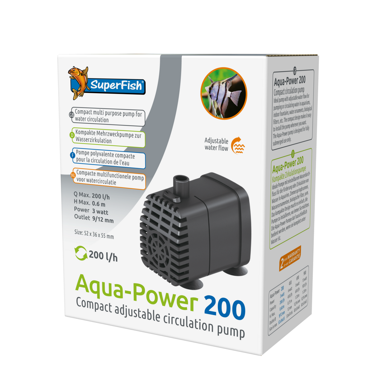 SF Aqua-Power Aquarium und Zimmerspringbrunnen-Pumpe