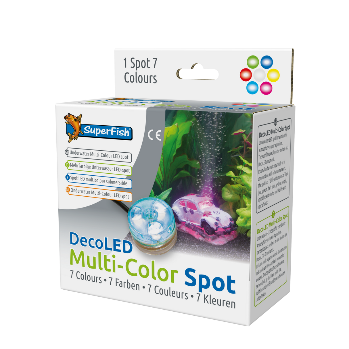 SuperFish Multi-Color LED Spot