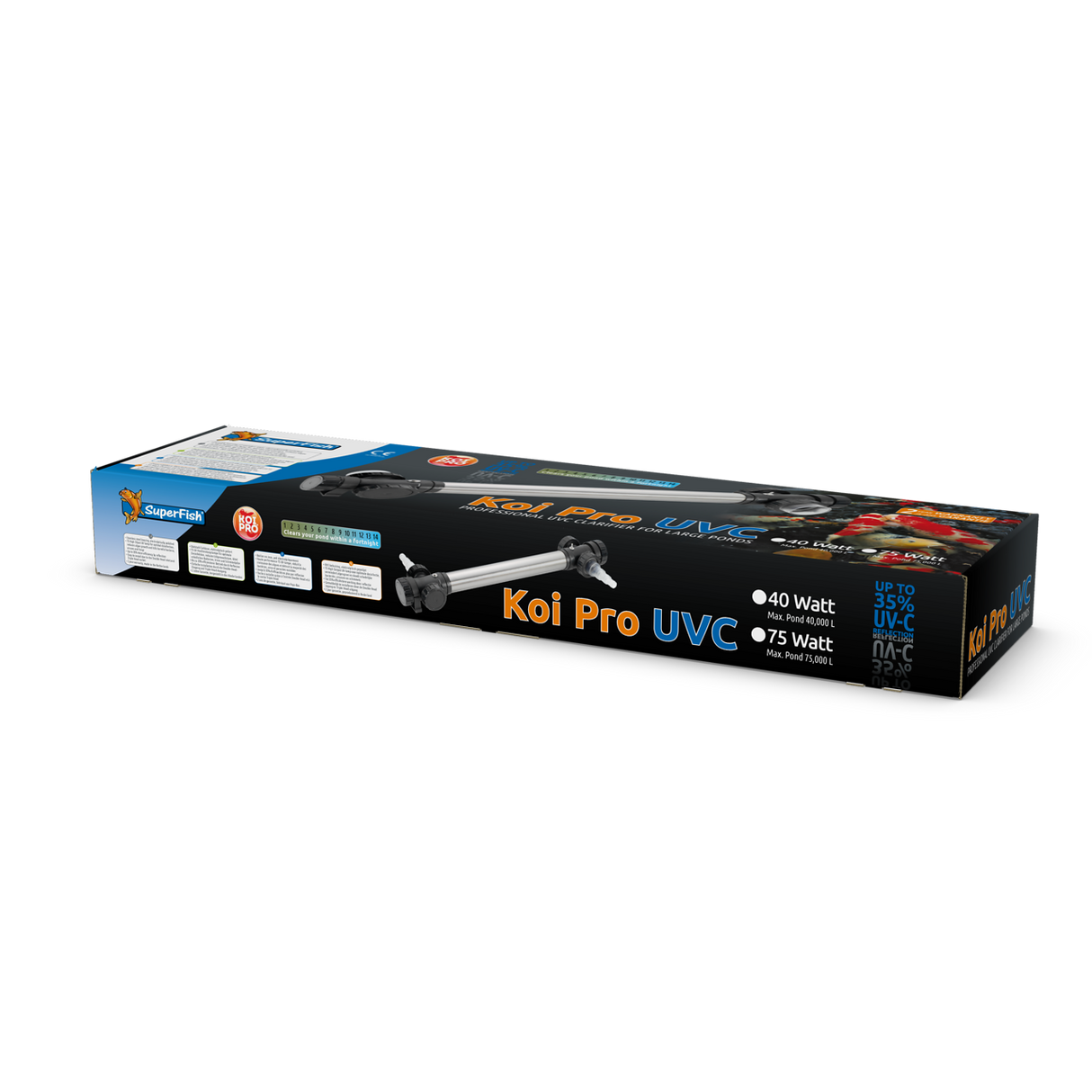 Koi Pro Edelstahl UVC