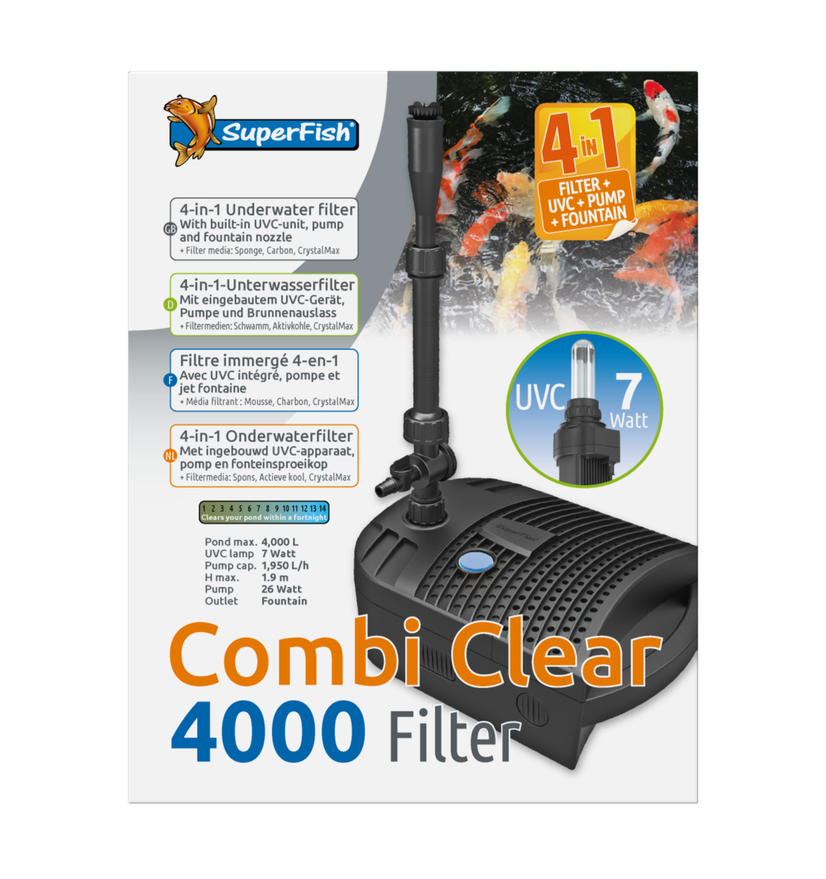 Superfish Combi Clear Teichfilter 4in1