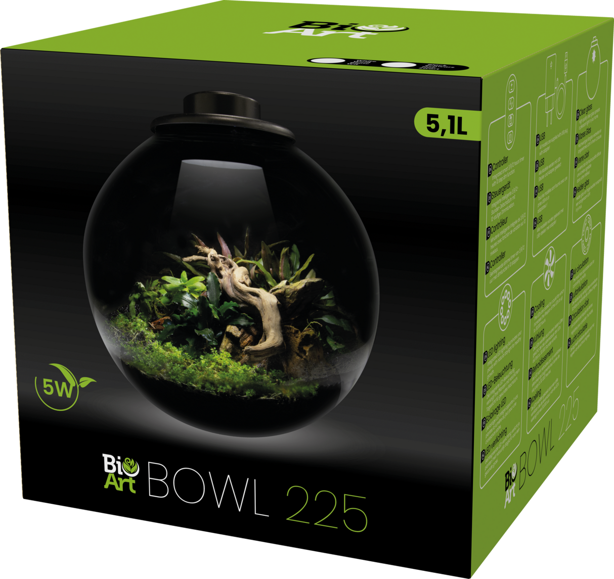 BioArt Bowl 225 LED Nano Garden