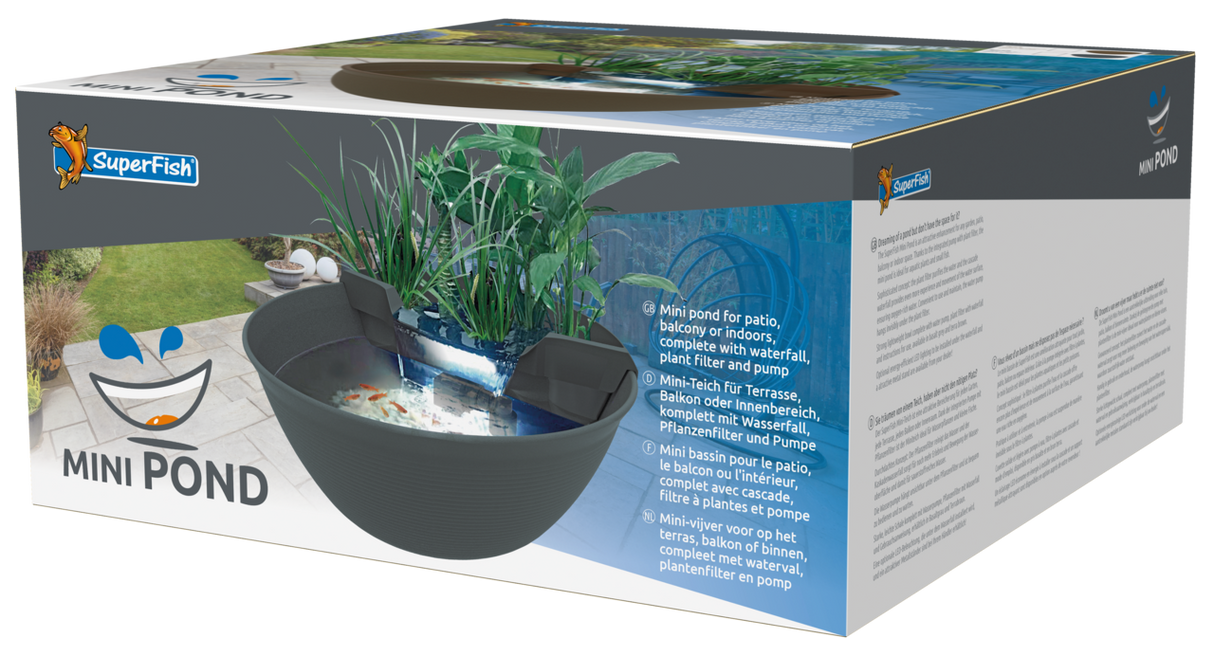 SuperFish Mini Pond Terrassenteich Mini Teich