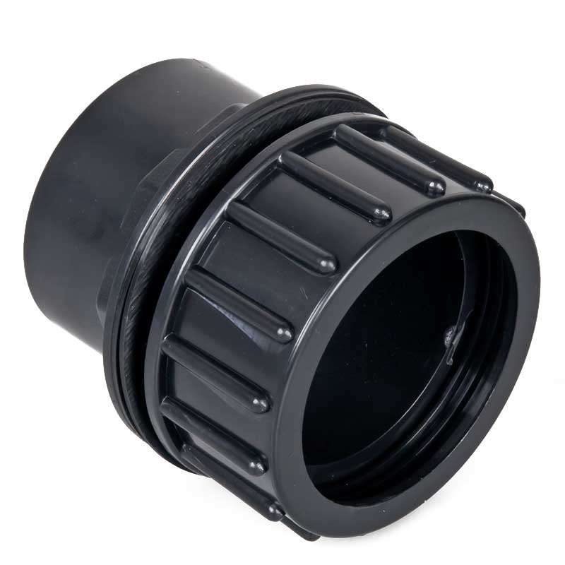 Gewinde-Flansch Tankdurchführung mit 1 Klebemuffe 40mm bis 110mm