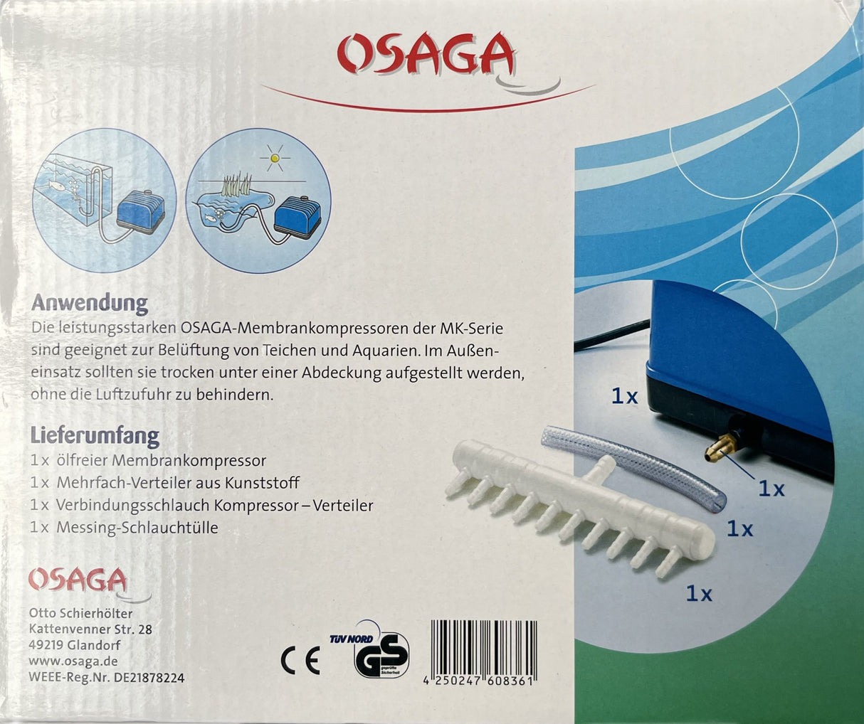 Osaga Membran-Kompressor MK Serie