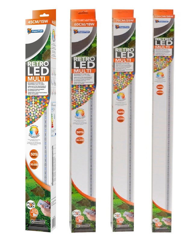 SuperFish Aquarium LED-Beleuchtung Retro Multi mit Fernbedienung