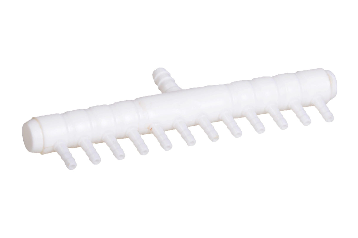 Luftverteiler Kunststoff mit 4mm Ausgängen