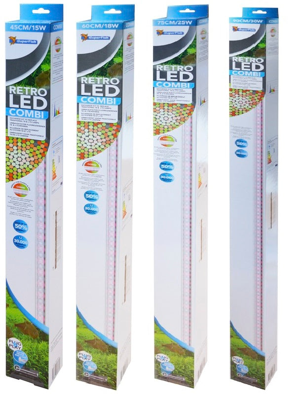 SuperFish Aquarium LED-Beleuchtung Retro Combi