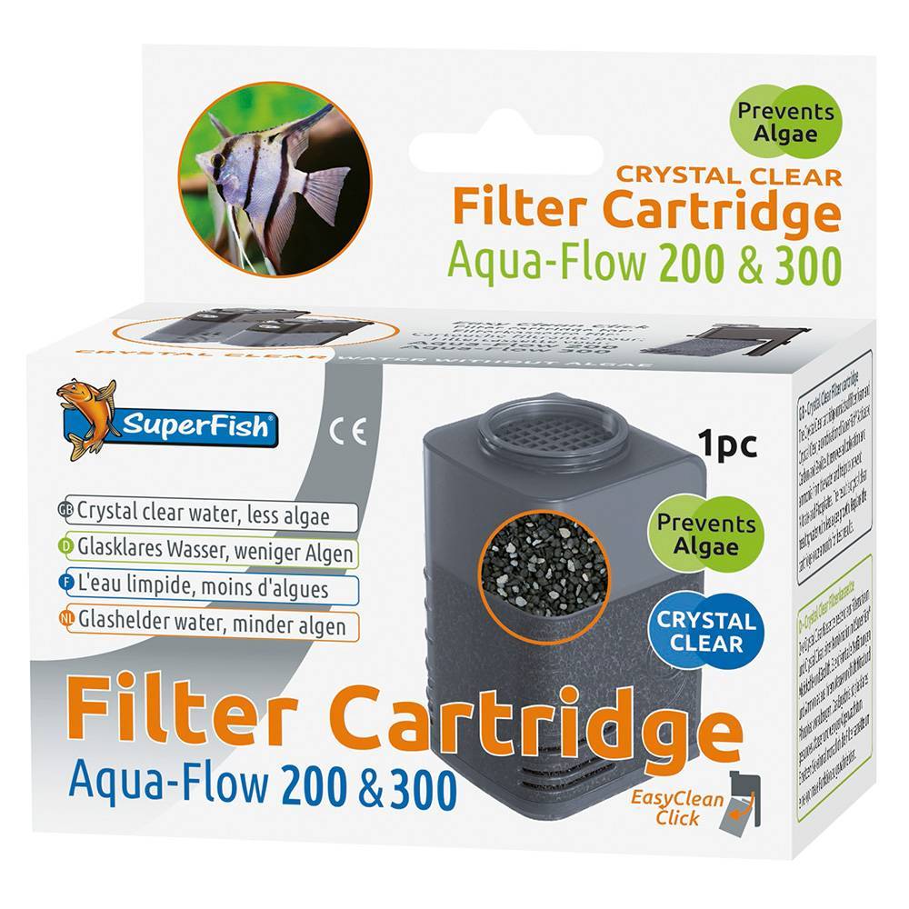 Superfish Aquaflow 200 und 300 Crystal Clear Ersatz Kassette für klares gesundes Aquarium Wasser