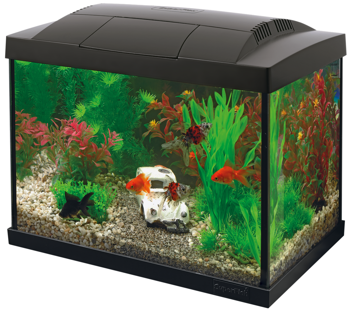 SuperFish Start 20 Aquarium Kit schwarz