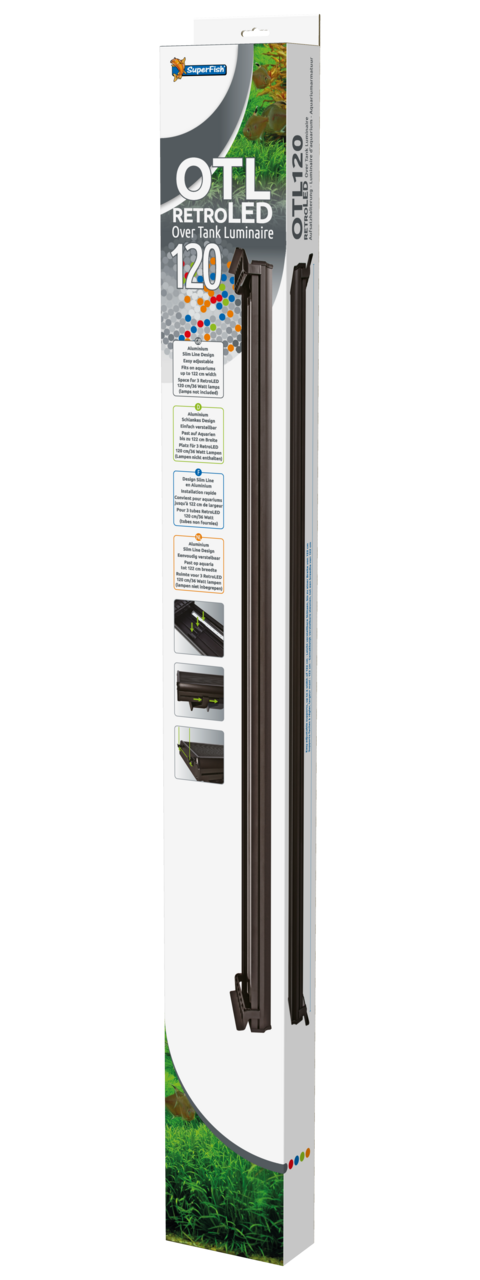 SuperFish Austausch LED Aufsatzhalterung für Aquarium 50 bis 120 cm