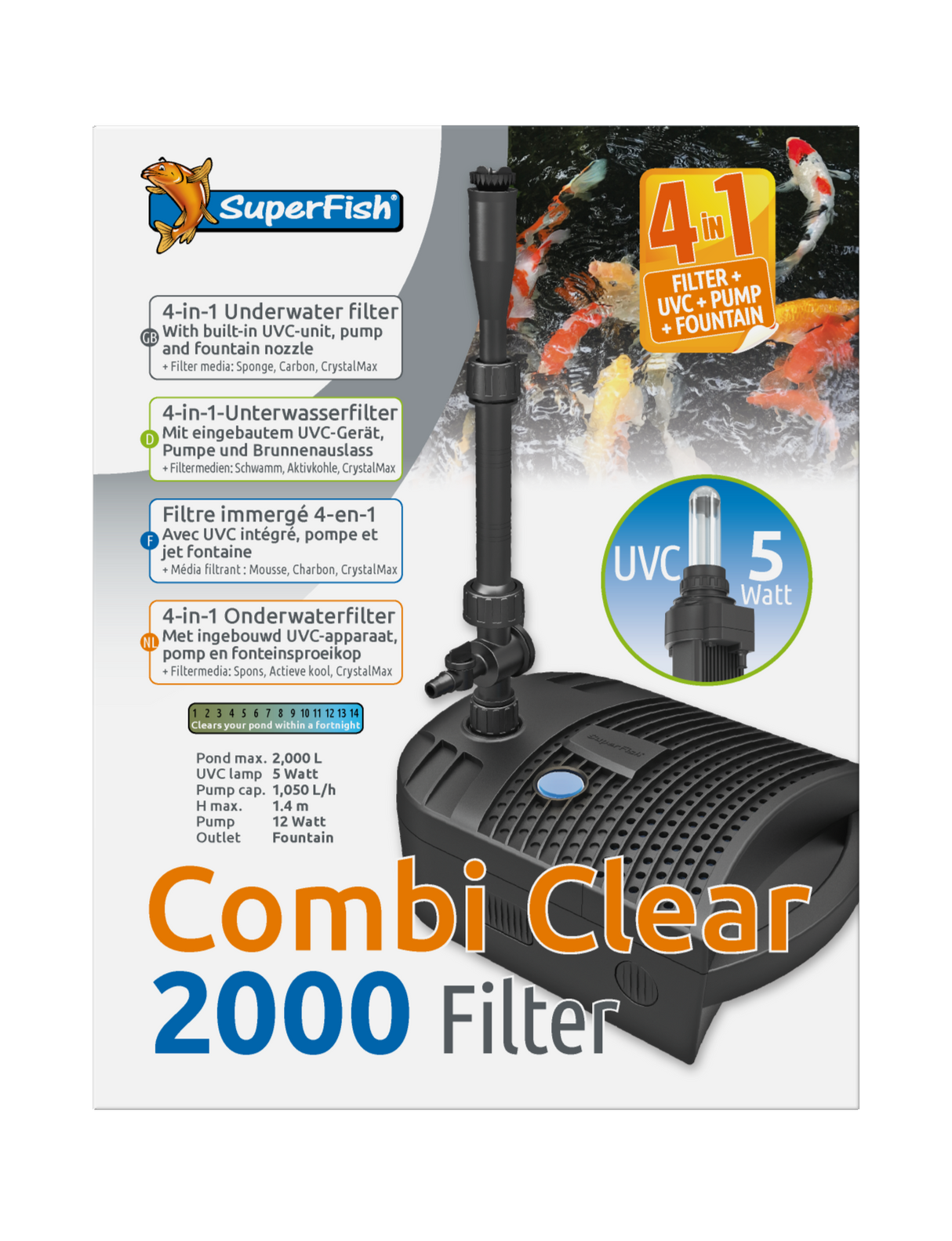 Superfish Combi Clear Teichfilter 4in1