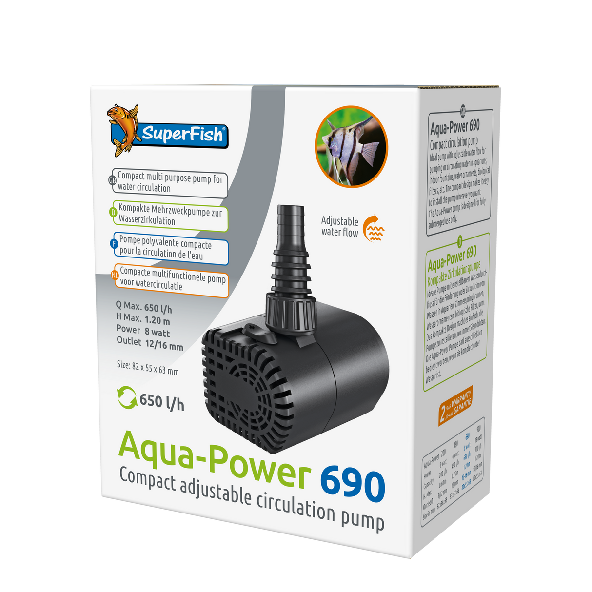 SF Aqua-Power Aquarium und Zimmerspringbrunnen-Pumpe