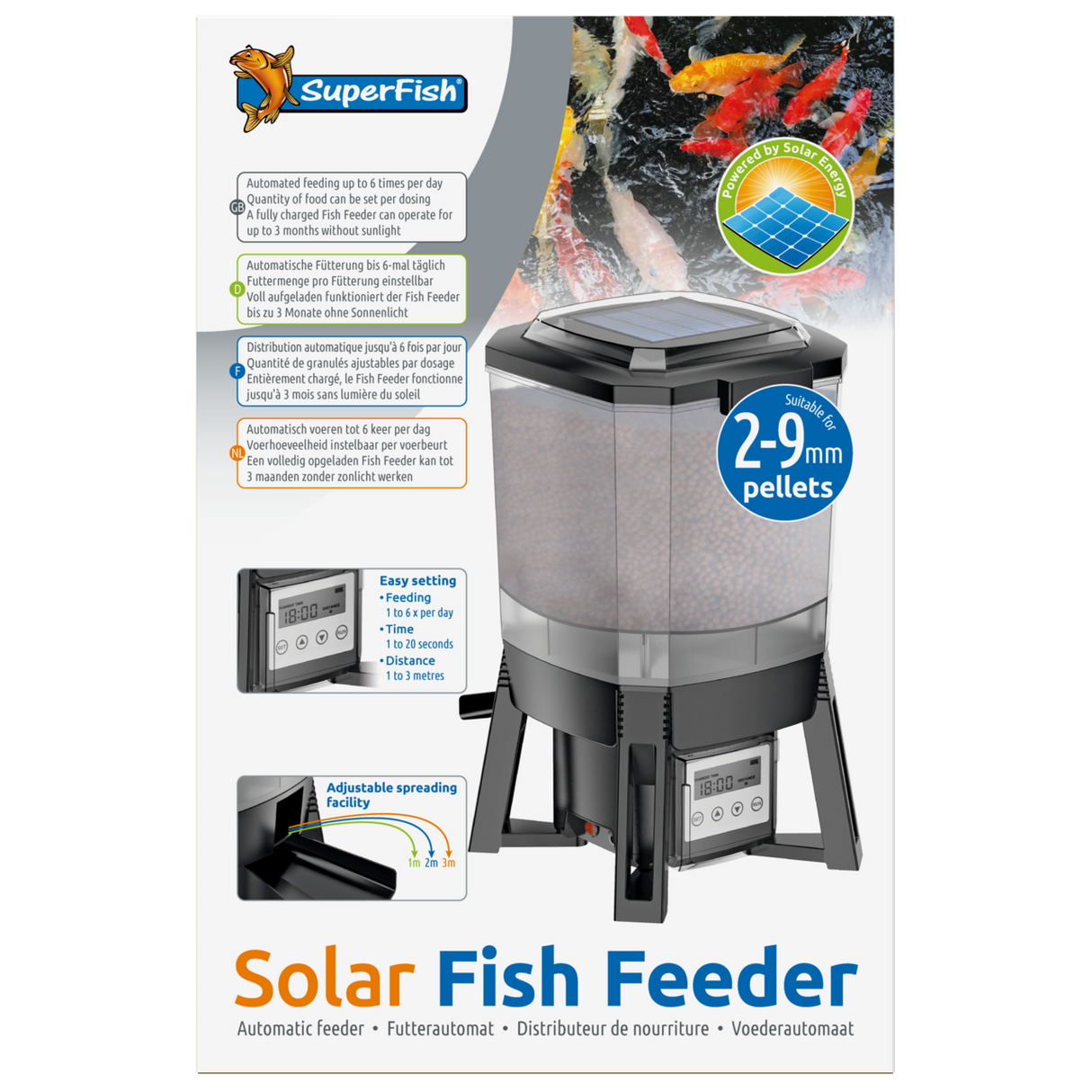 SuperFish Futterautomat mit Solar