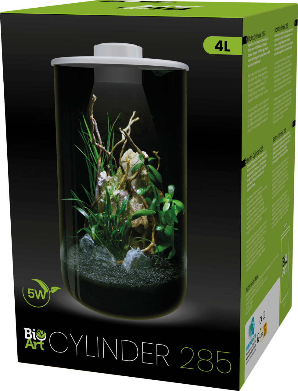 BioArt Cylinder 285 LED Nano Garden