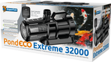 SuperFish POND ECO EXTREME 32.000 – regelbare Teichpumpe 45–450 W, 32.000 l/h, 12 m Förderhöhe