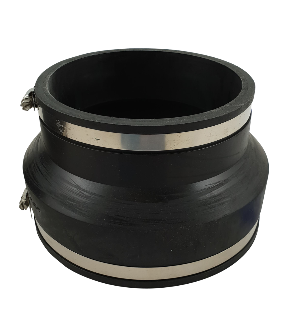 Flexible Reduziermuffe von 25x20mm bis 250x200mm, Gummimuffe, Rohrverbinder