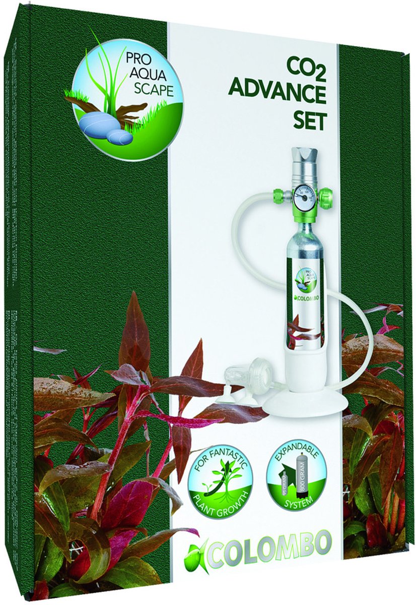 Colombo CO2 Advance Set inkl. CO2 Zylinder,Druckregler,3 in 1 Diffusor usw.