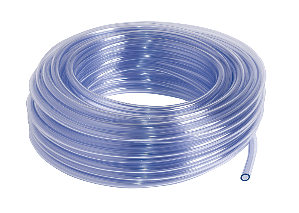 25 Meter Klarer PVC Schlauch, Lebensmittelecht, Luftschlauch Ø 20x24mm (Innen/Außen)