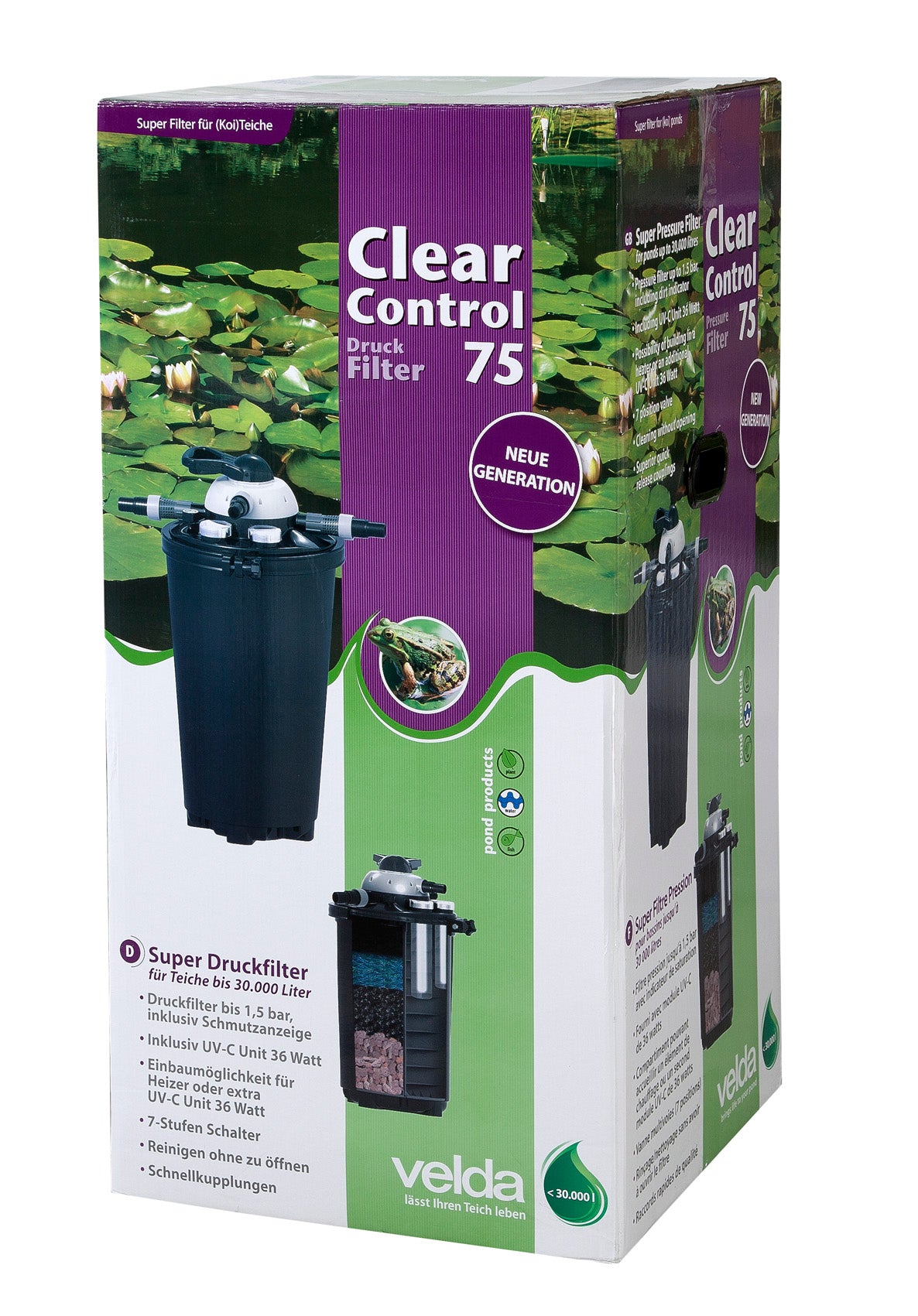 Velda Clear Control Druckfilter mit UVC