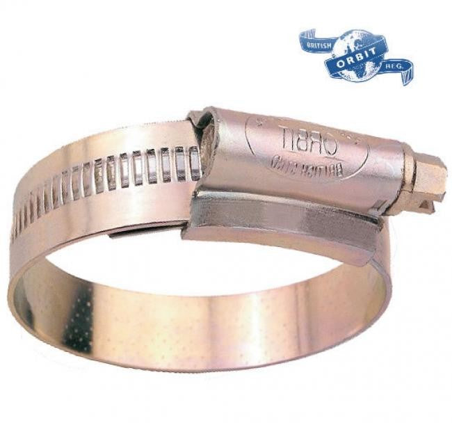 Orbit Edelstahl (304) Schlauchschellen mit Schneckengewinde Größen von 9mm bis 159mm