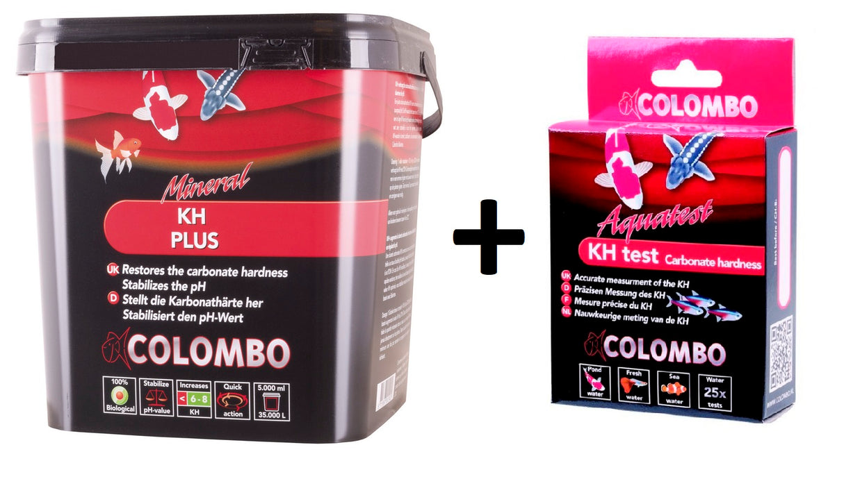 Colombo Set  KH plus 5 Liter  inkl. KH Test (ca.25 Test)