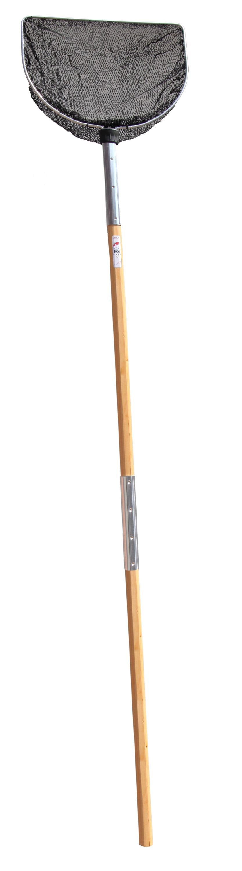 KOI Kescher mit Holzstiel zerlegbar