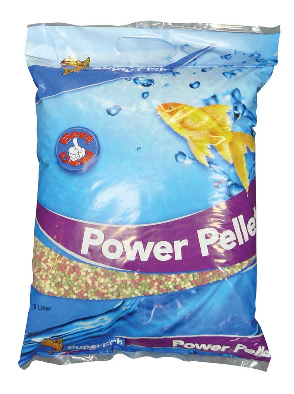 Colombo Power Pellets Koi - Goldfisch - Fischfutter für Teich-Fische - 15l