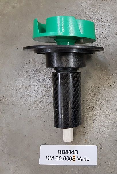 Aquaforte Vario Impeller und Achse