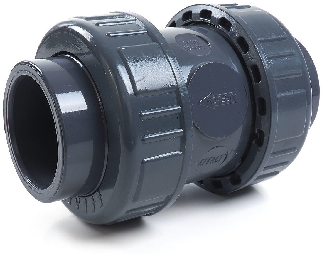 PVC Rückschlagventil mit O Ringen EPDM und Teflon 20-110mm