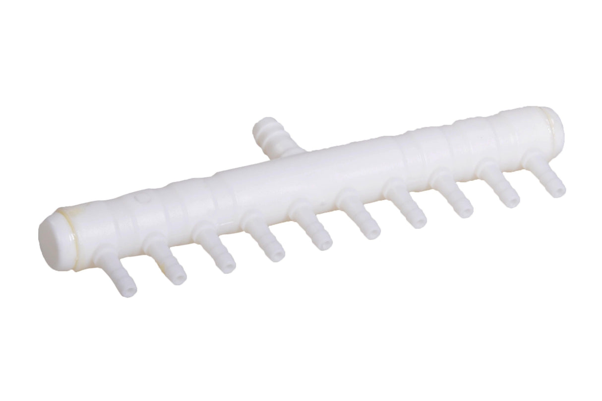 Luftverteiler Kunststoff mit 4mm Ausgängen