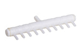 Luftverteiler Kunststoff mit 4mm Ausgängen