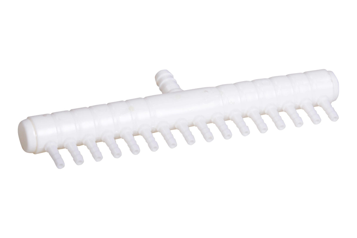 Luftverteiler Kunststoff mit 4mm Ausgängen