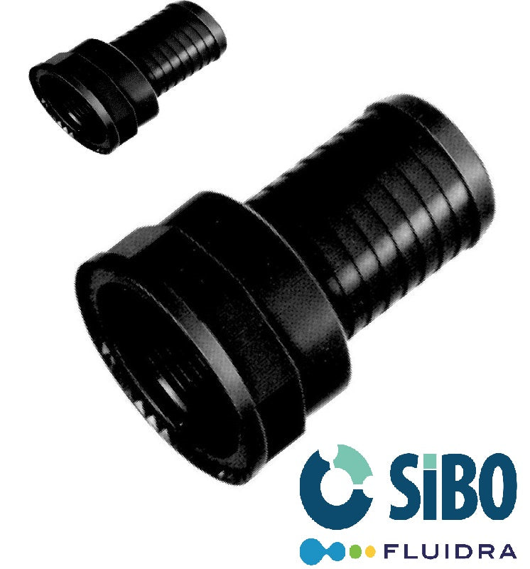 Schlauchtülle mit Innengewinde 3/4"13mm bis 2" 50mm