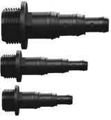 Schlauchtülle 3 Stufig mit Aussengewinde 3/4"AG bis 1 1/2"AG