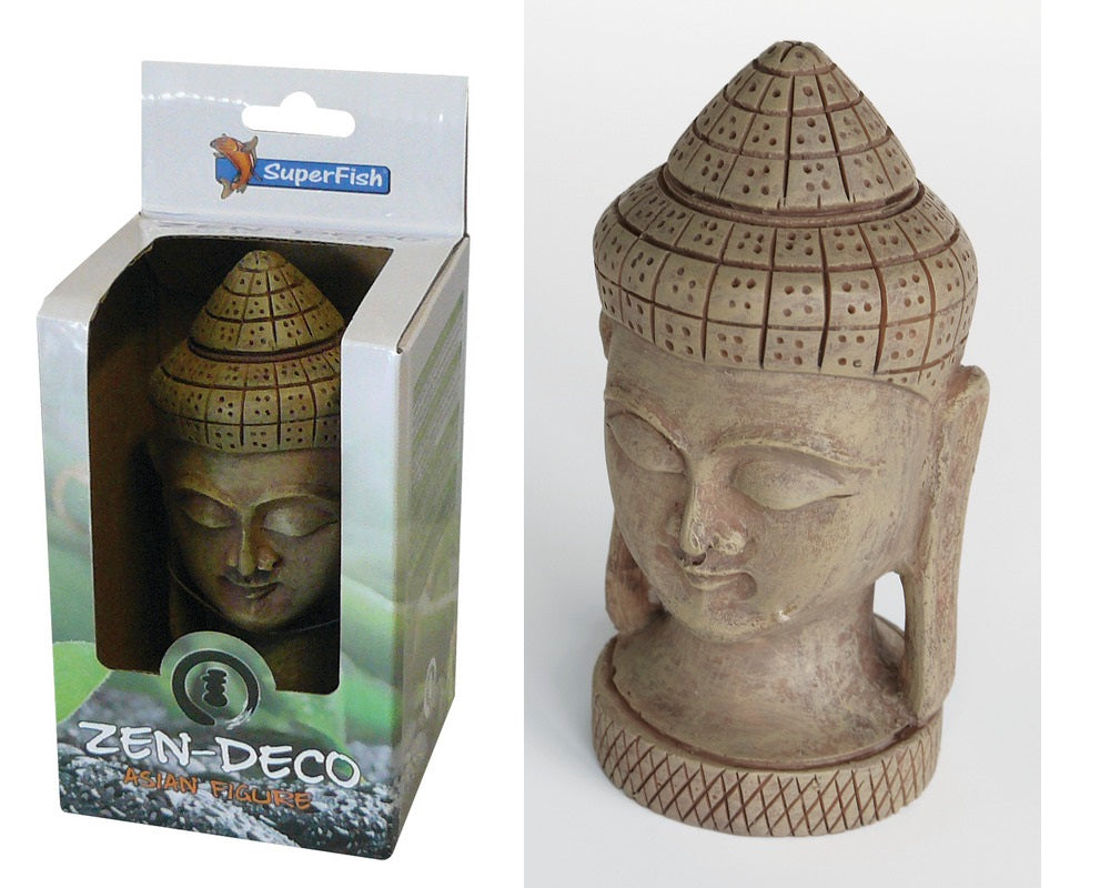 SuperFish  Aquarium Zen Deko Buddha Gesicht