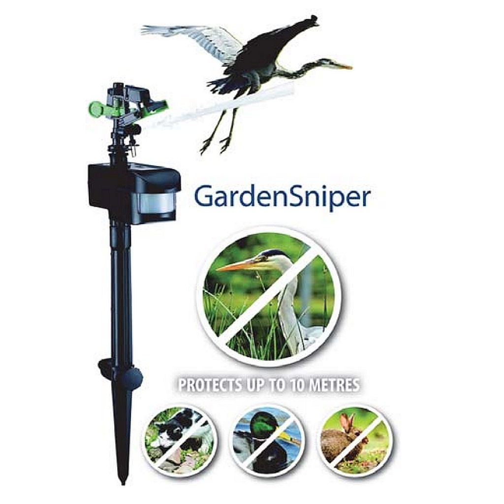 Aquaforte Garden Sniper, Reiherschreck, Vogelschreck, Katzenschreck
