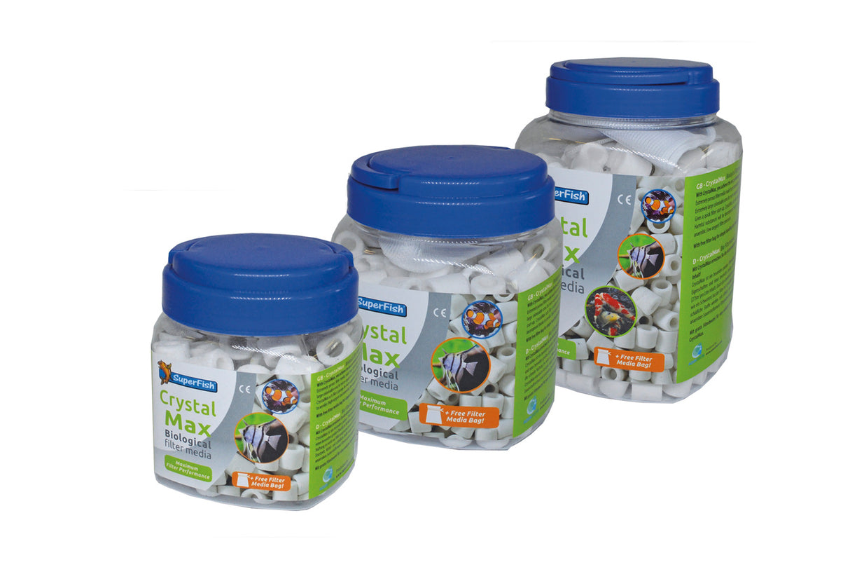 500 ml Superfish Crystal Max Media Filtermaterial gesundes-klares Aquarium Wasser