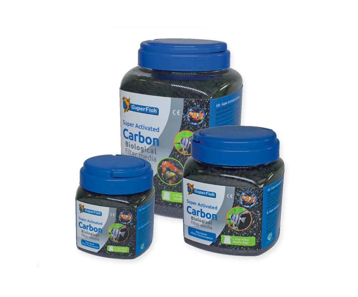 2 Liter Superfish Aktivkohle Carbon Bio Filtermaterial gesundes-klares Aquarium Wasser