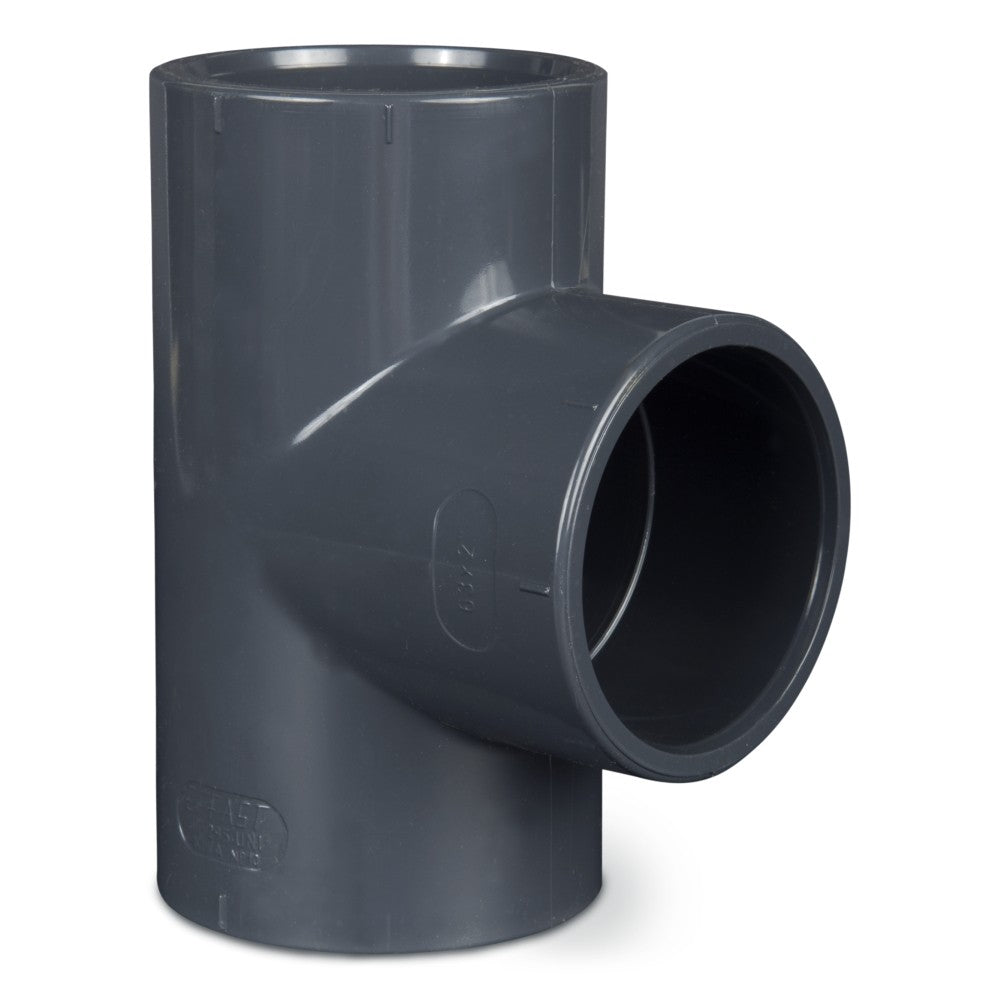 KIWA PVC T-Stück 90°  10-16 bar. von 10 bis160mm