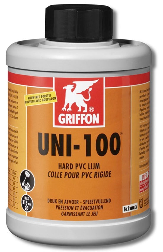 Griffon UNI 100 PVC Kleber für Pool und Teich